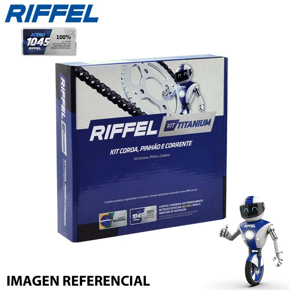 [10000091445] Kit Transmisión Riffel Titanium BMW G-310 GS