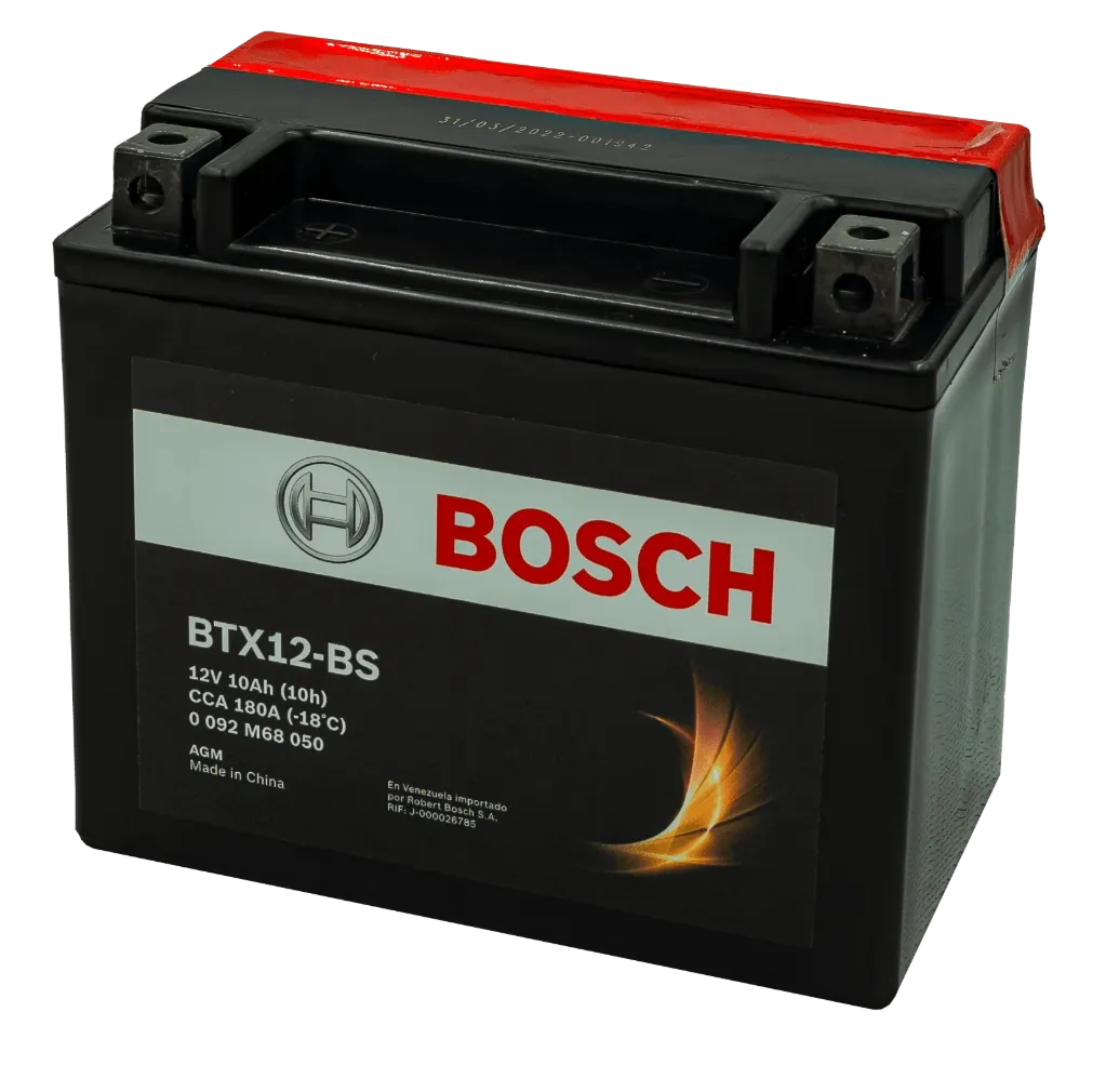 [61218544472 BTX12] Bateria Bosch BTX12