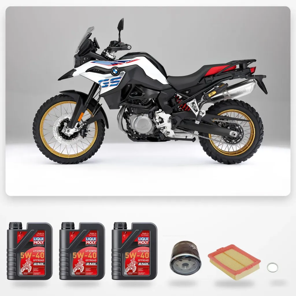 Kit Mantencion BMW F850gs, F750gs, F900 Aceite Motorbike 4T Synth 5W-40 Offroad Race