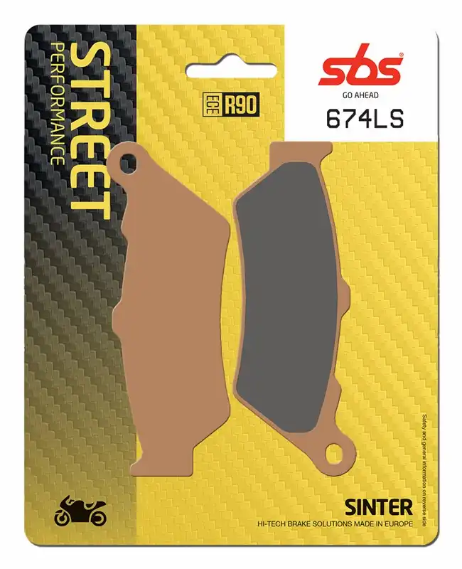 PASTILLAS DE FRENO PARA MOTO SBS 674LS