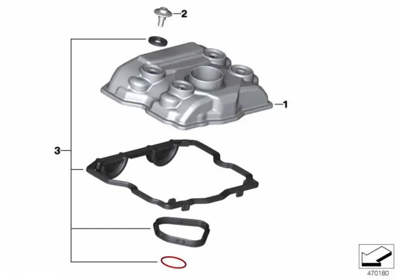 Kit de juntas, tapas de culata G310GS-R